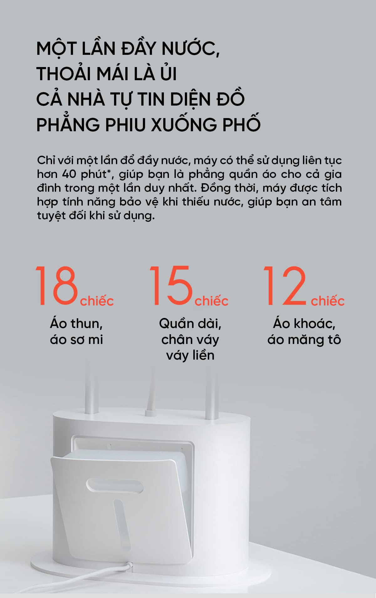 Bàn Là Cây Hơi Nước Xiaomi Mijia ZYGTJ01KL