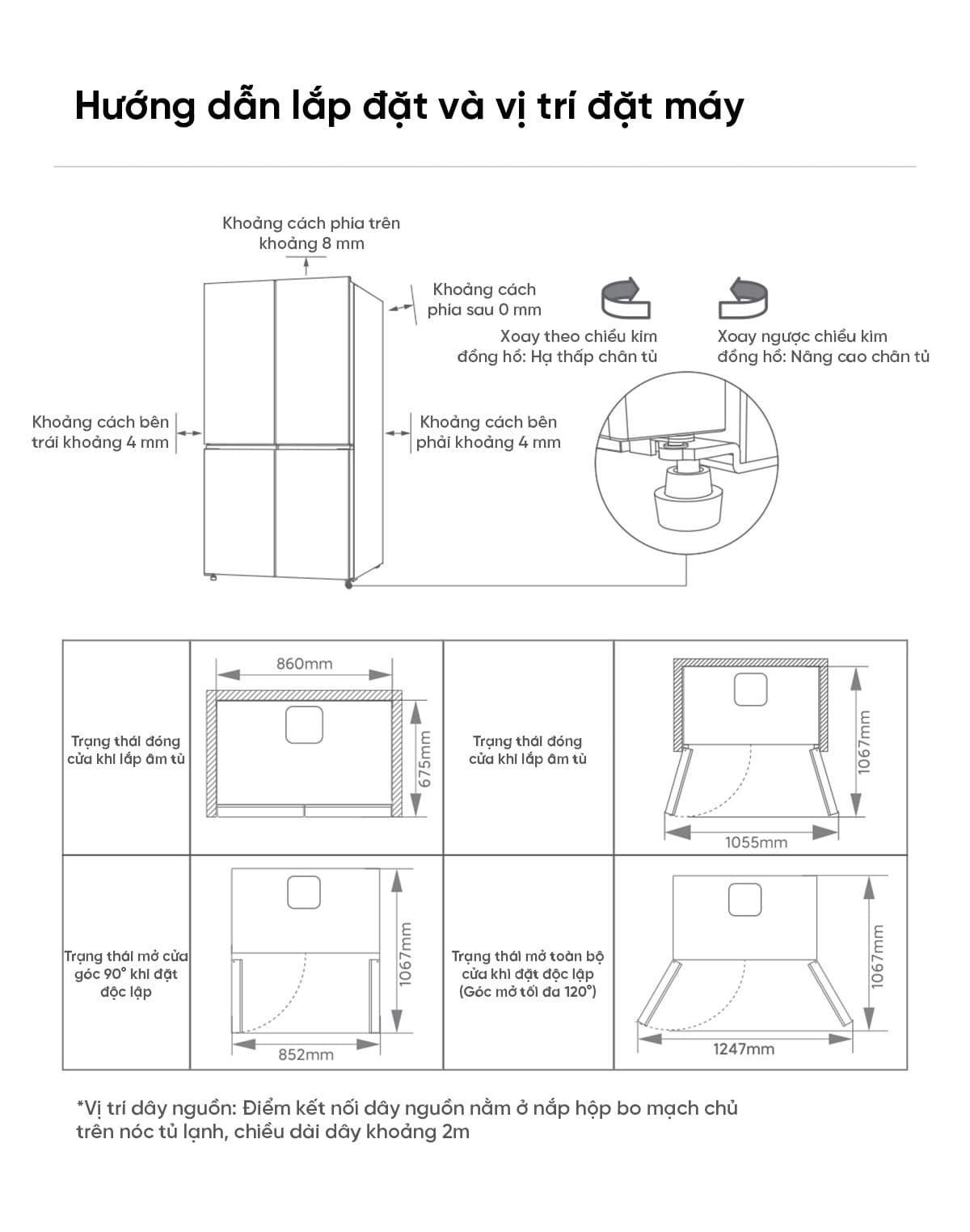 Tủ Lạnh 4 Cánh Xiaomi Mijia 600L Pro