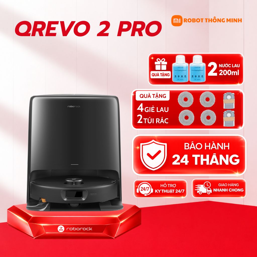 Robot hút bụi lau nhà Roborock Qrevo 2 Pro