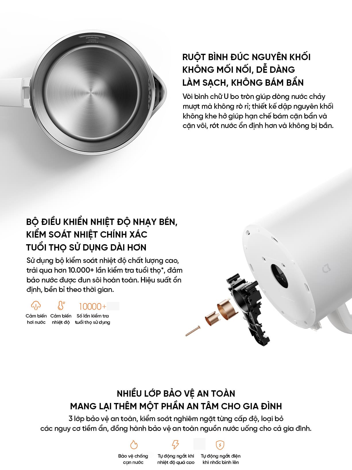 Ấm Đun Nước Siêu Tốc Xiaomi Mijia 3 MJDSH08YM