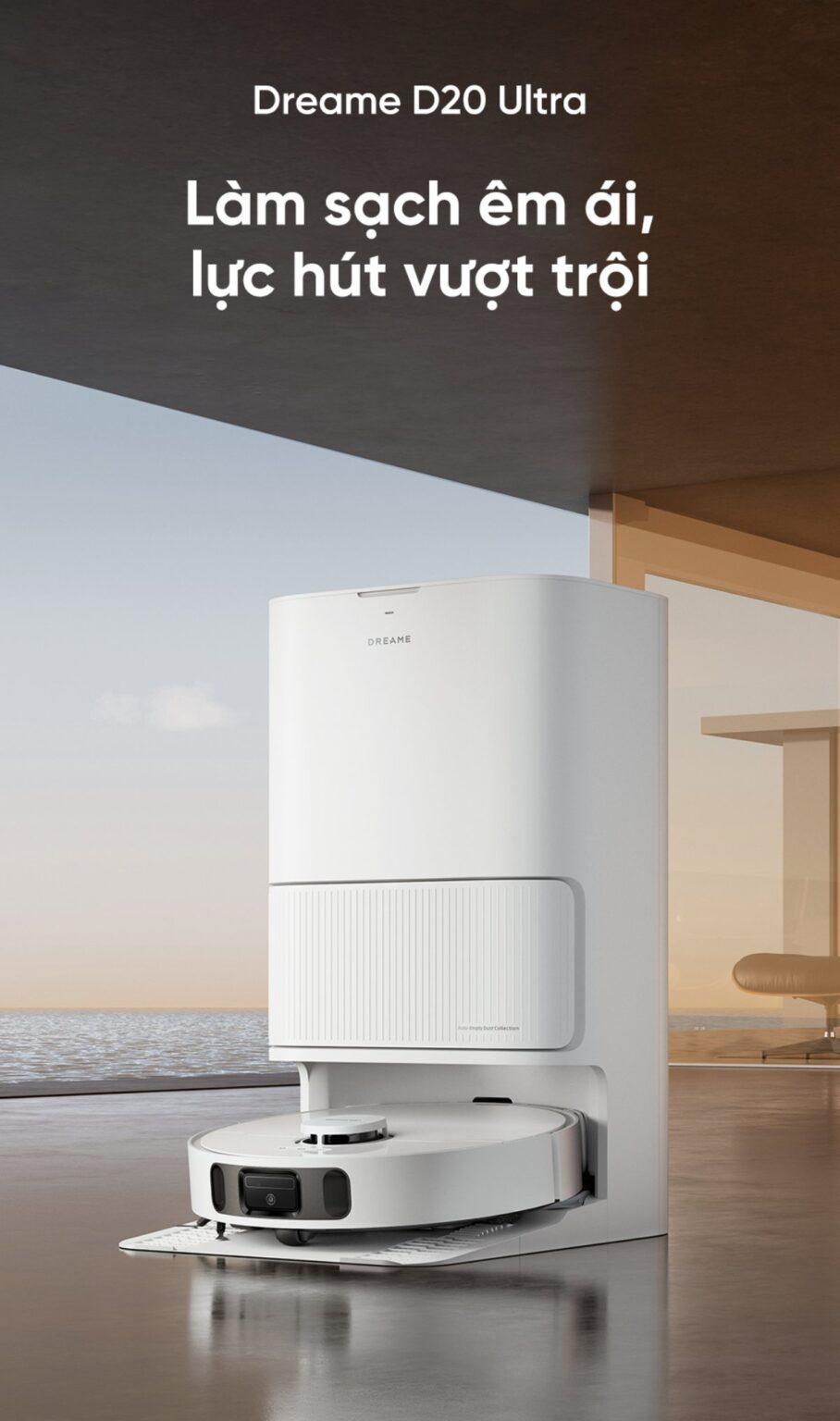 Robot hút bụi lau nhà Dreame D20 Ultra
