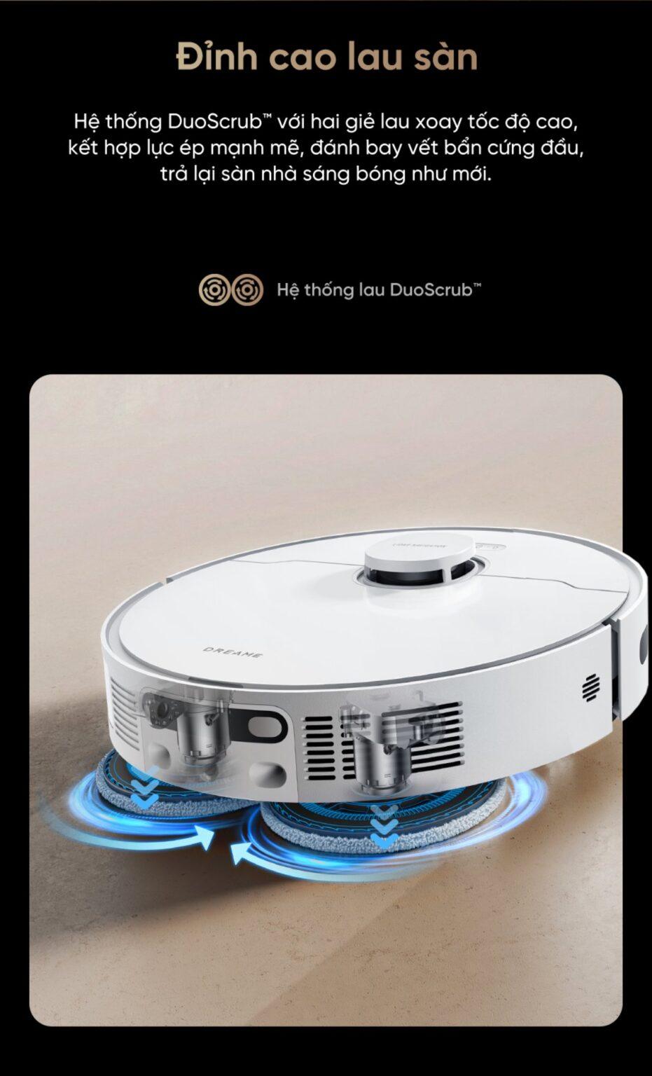 Robot hút bụi lau nhà Dreame D20 Ultra