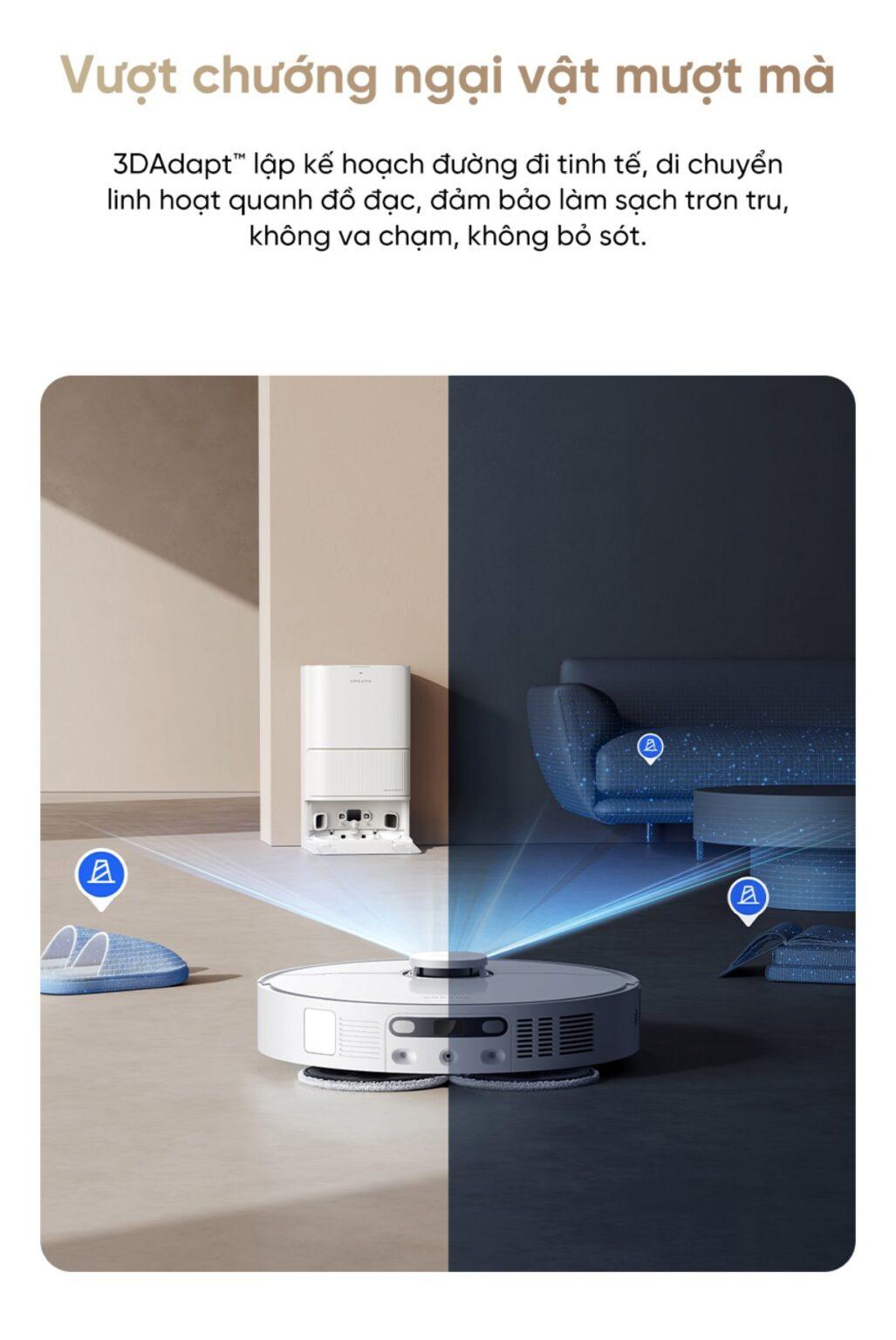 Robot hút bụi lau nhà Dreame D20 Ultra