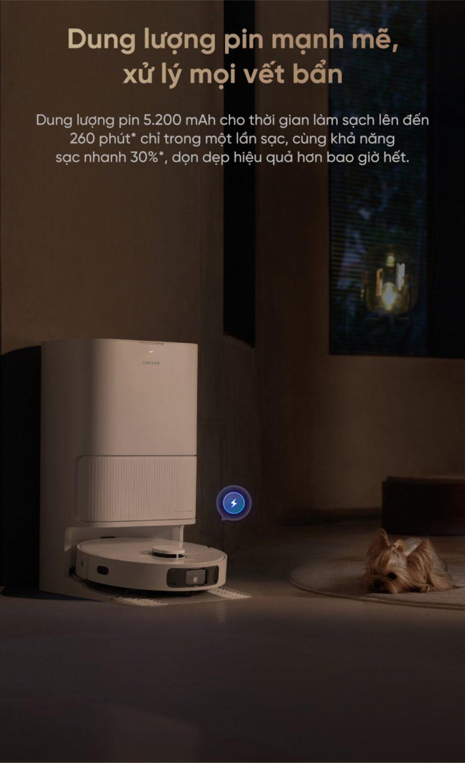 Robot hút bụi lau nhà Dreame D20 Ultra