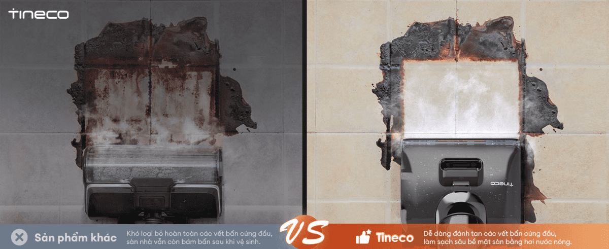 Máy hút bụi lau sàn khô ướt Tineco Floor One i7 Steam