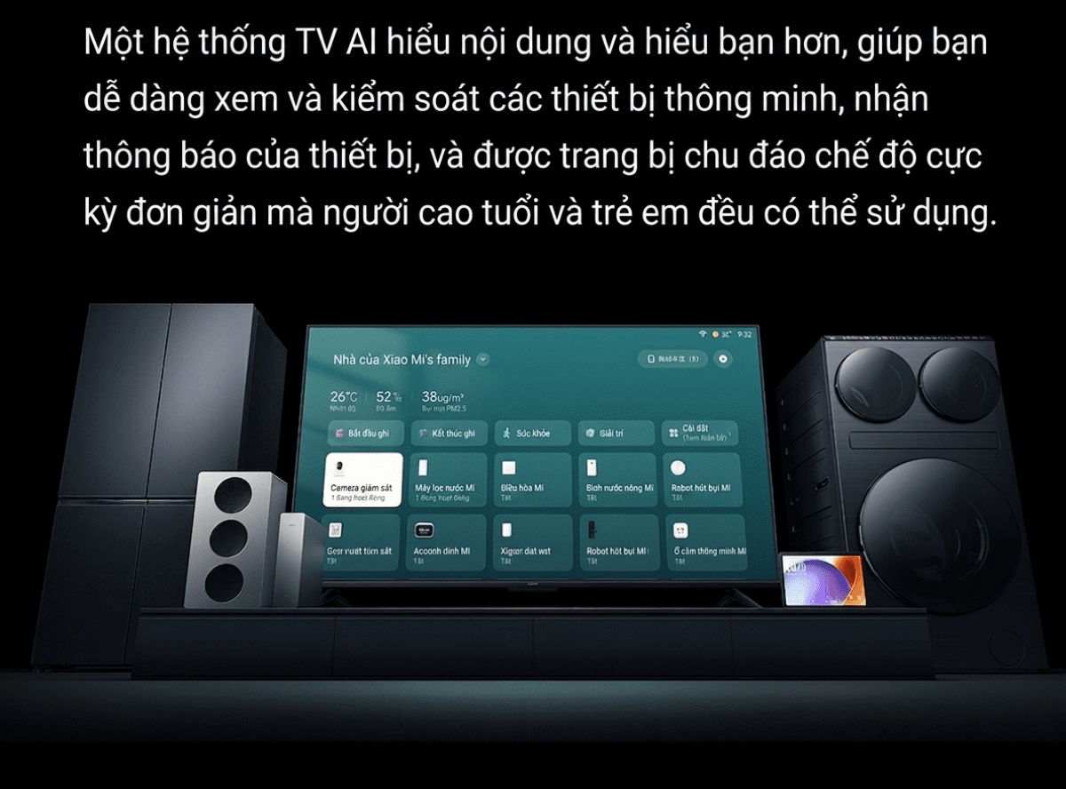 Tivi Xiaomi Redmi A Pro 50 Inch 2026 Ram 3/64GB 165Hz MEMC Wifi 6