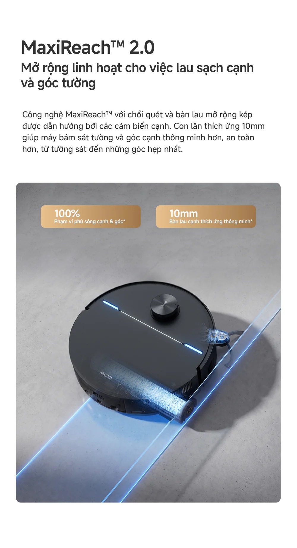 Mova Z70 Ultra roller