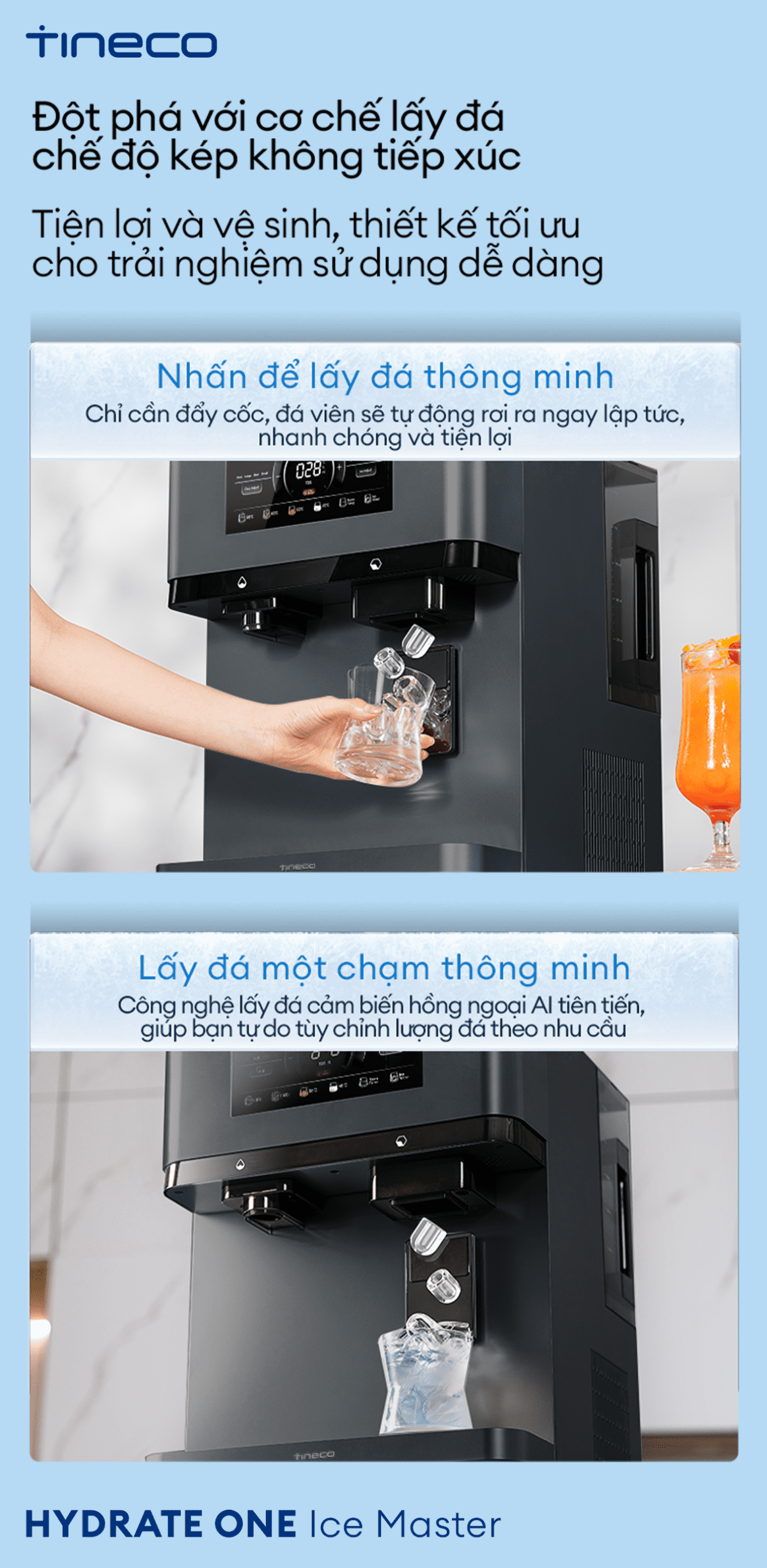 Máy lọc nước Tineco HYDRATE ONE Ice Master