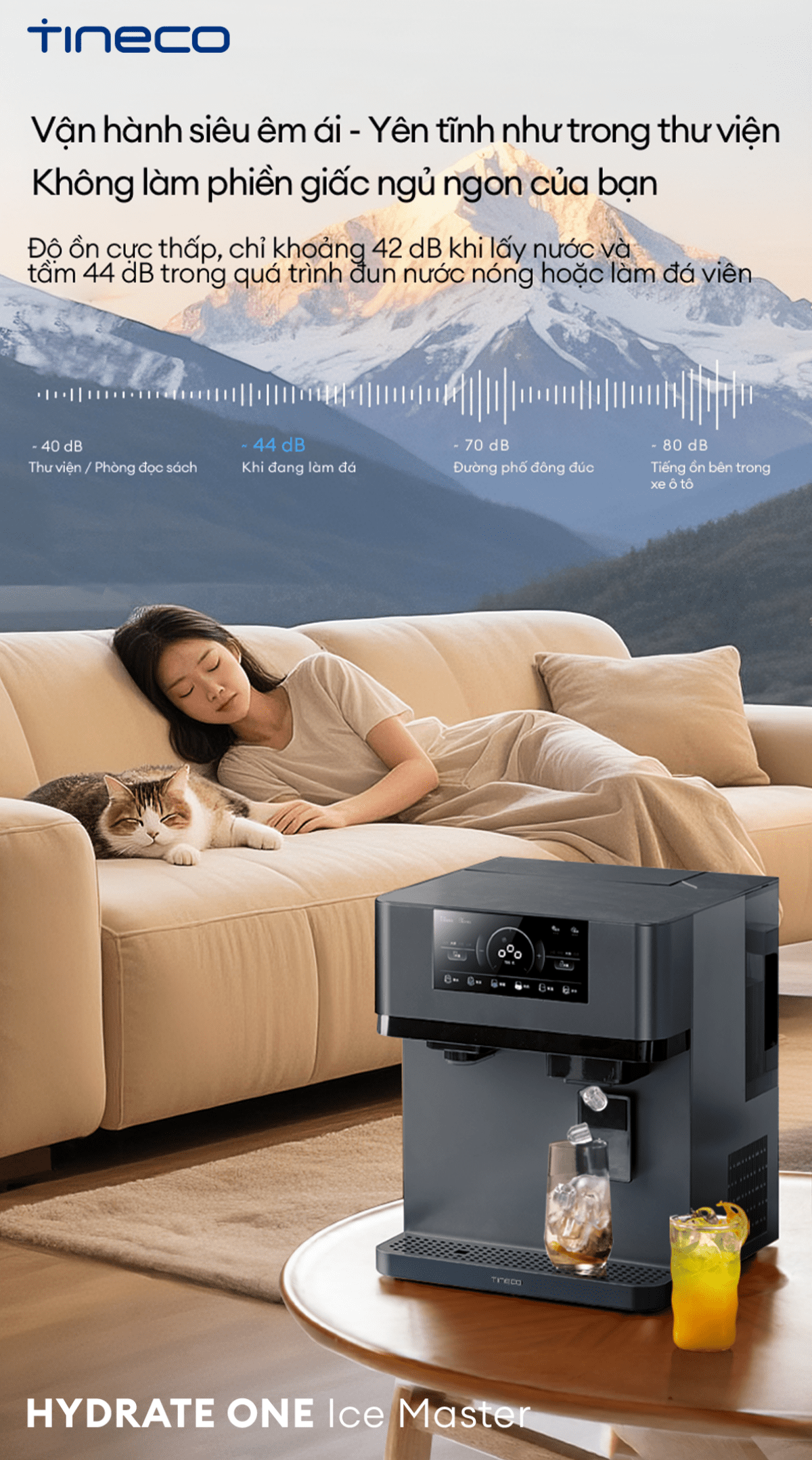 Máy lọc nước Tineco HYDRATE ONE Ice Master