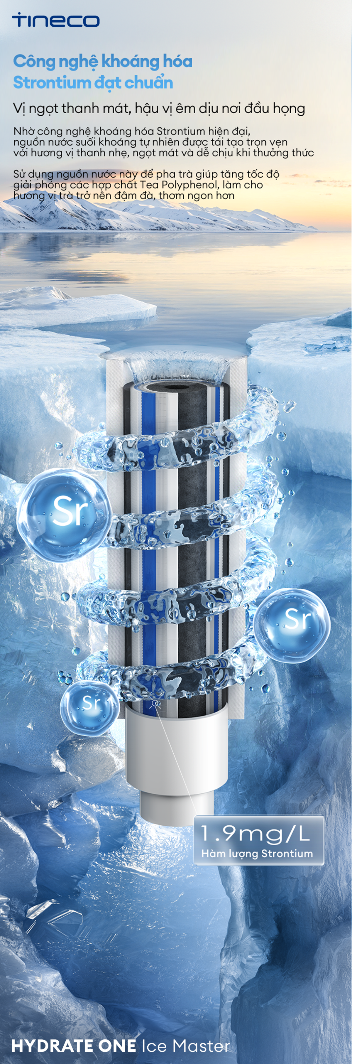 Máy lọc nước Tineco HYDRATE ONE Ice Master