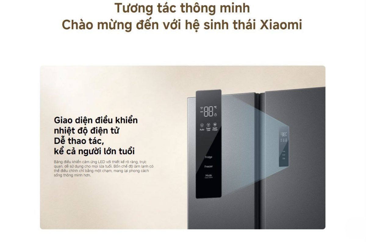 Tủ lạnh Xiaomi Mijia 635L – Bản Quốc Tế