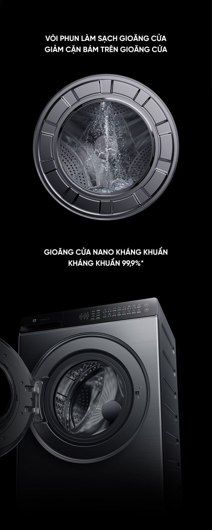 Máy Giặt Sấy Xiaomi Mijia Pro XHQG130MJ105 2026 Giặt 13kg Sấy 9kg