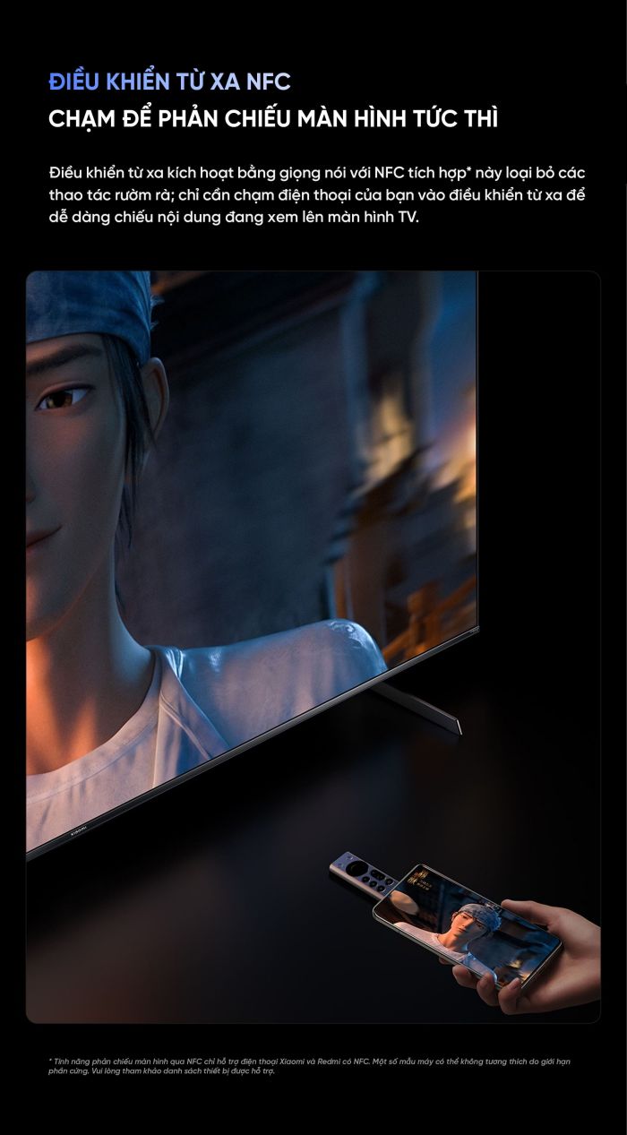 Tivi Xiaomi S 65 Miniled 2026 288Hz 4K độ sáng 2200nits