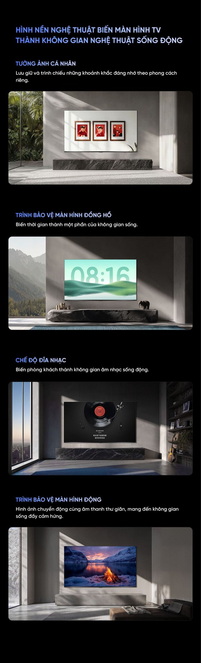 Tivi Xiaomi S 85 miniled 2026 4K độ sáng 2200nits