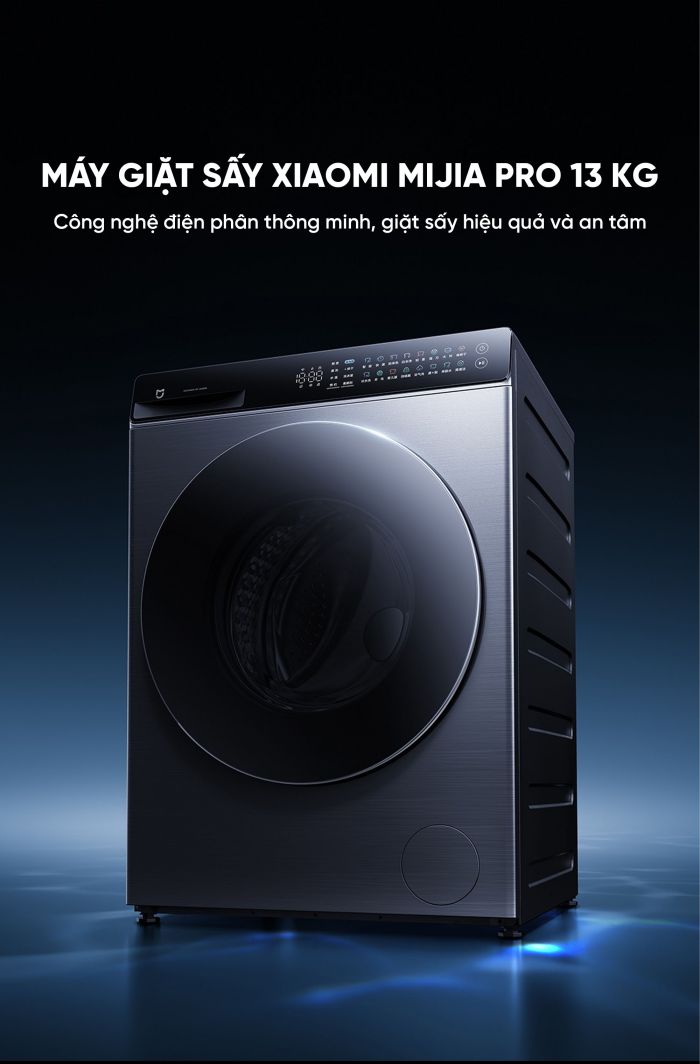 Máy Giặt Sấy Xiaomi Mijia Pro XHQG130MJ105 2026 Giặt 13kg Sấy 9kg