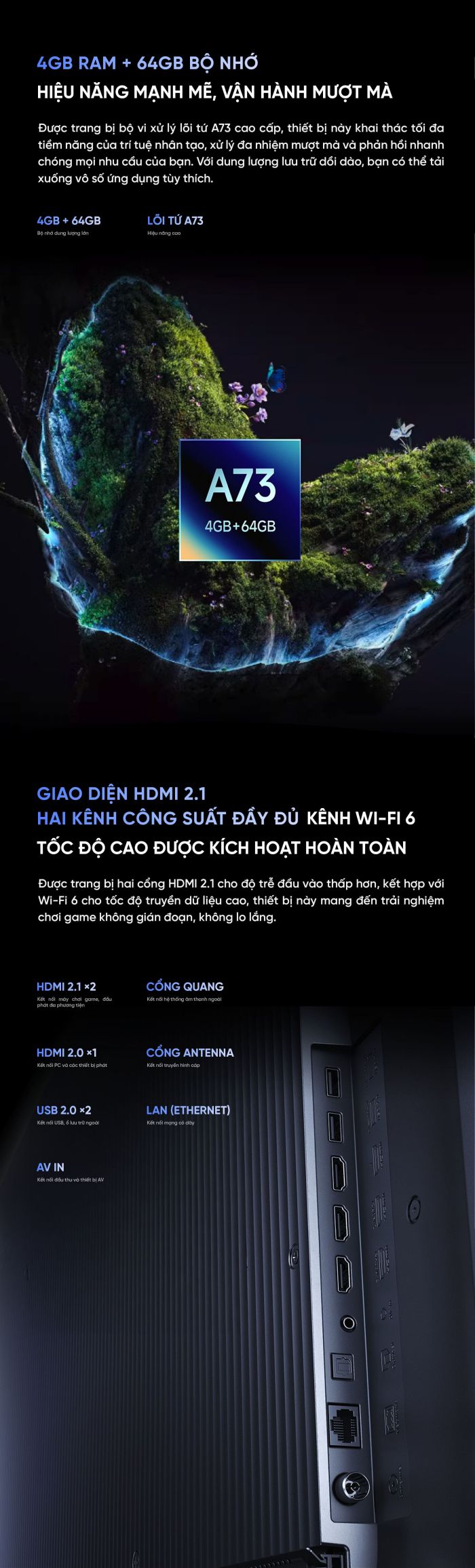 Tivi Xiaomi S 75 miniled 2026 4K độ sáng 2200nits