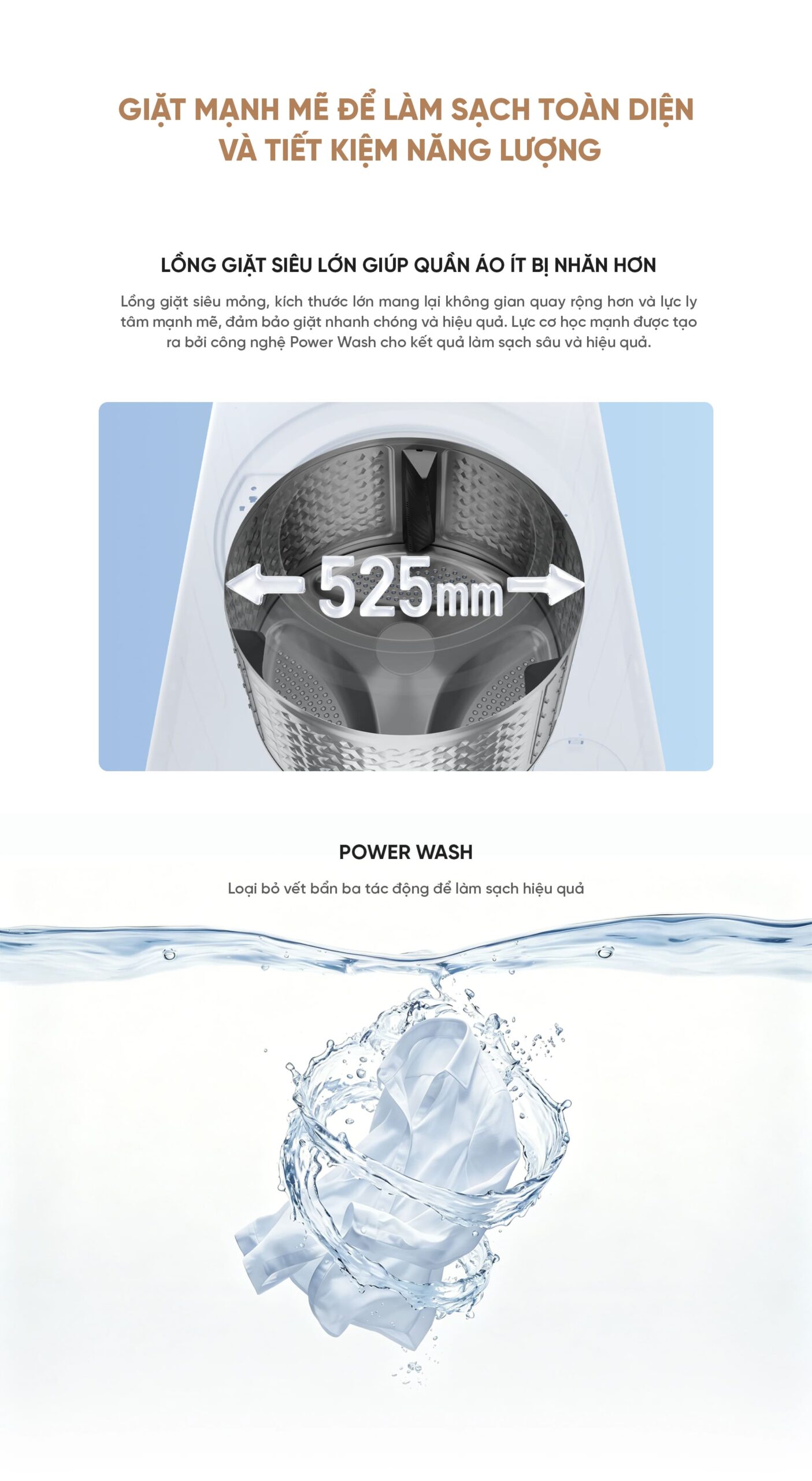 Máy Giặt Xiaomi Mijia Front Load Washer 9kg chỉ giặt