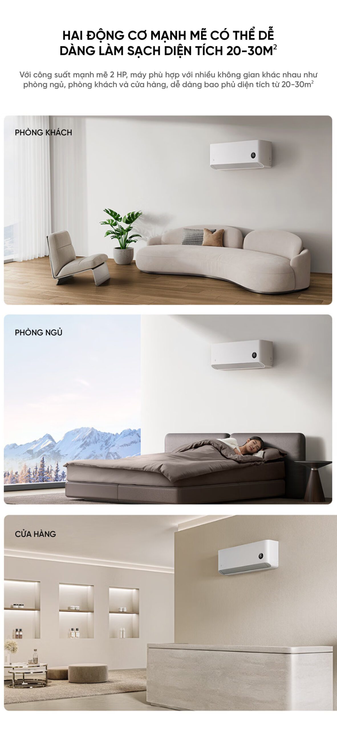 Điều Hoà Xiaomi Mijia 2026 KFR50GW-S1A1 2HP 18000Btu Tiết Kiệm Điện Cấp 1