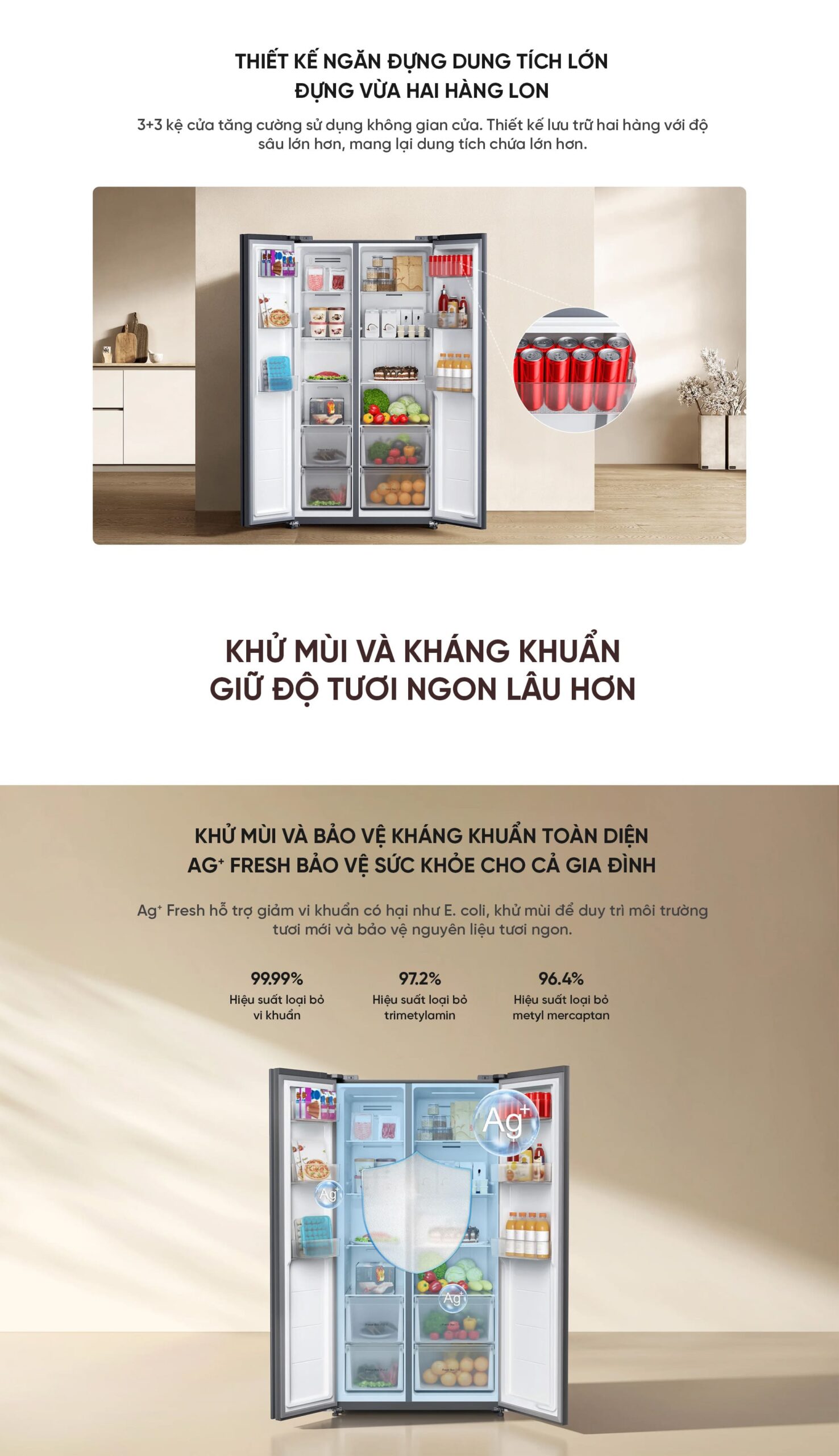 Tủ Lạnh Xiaomi Mijia 2 cánh Refrigerator Side-by-Side 635L