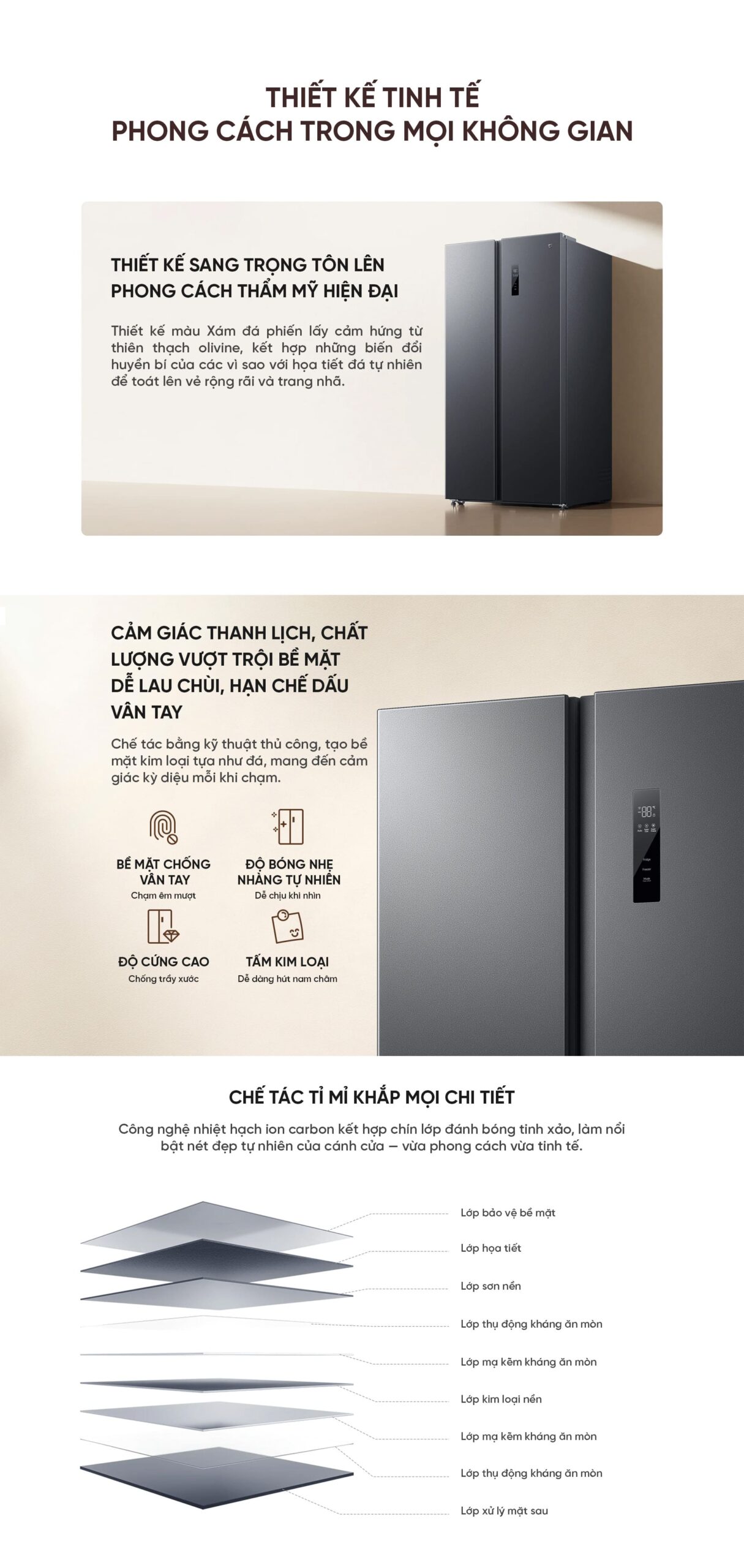Tủ Lạnh Xiaomi Mijia 2 cánh Refrigerator Side-by-Side 635L