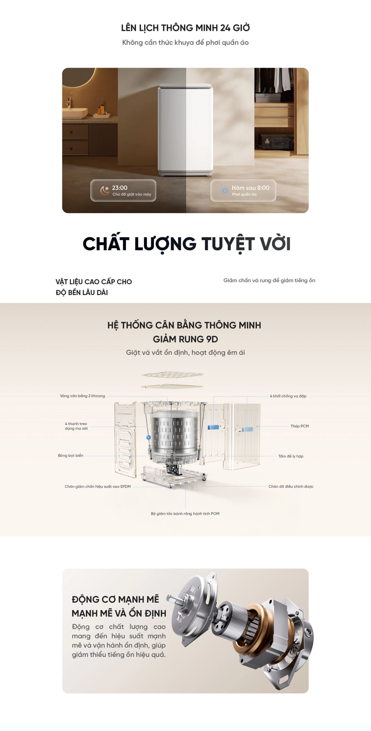 Máy Giặt Lồng Đứng Xiaomi Mijia Top Load Washer 13kg
