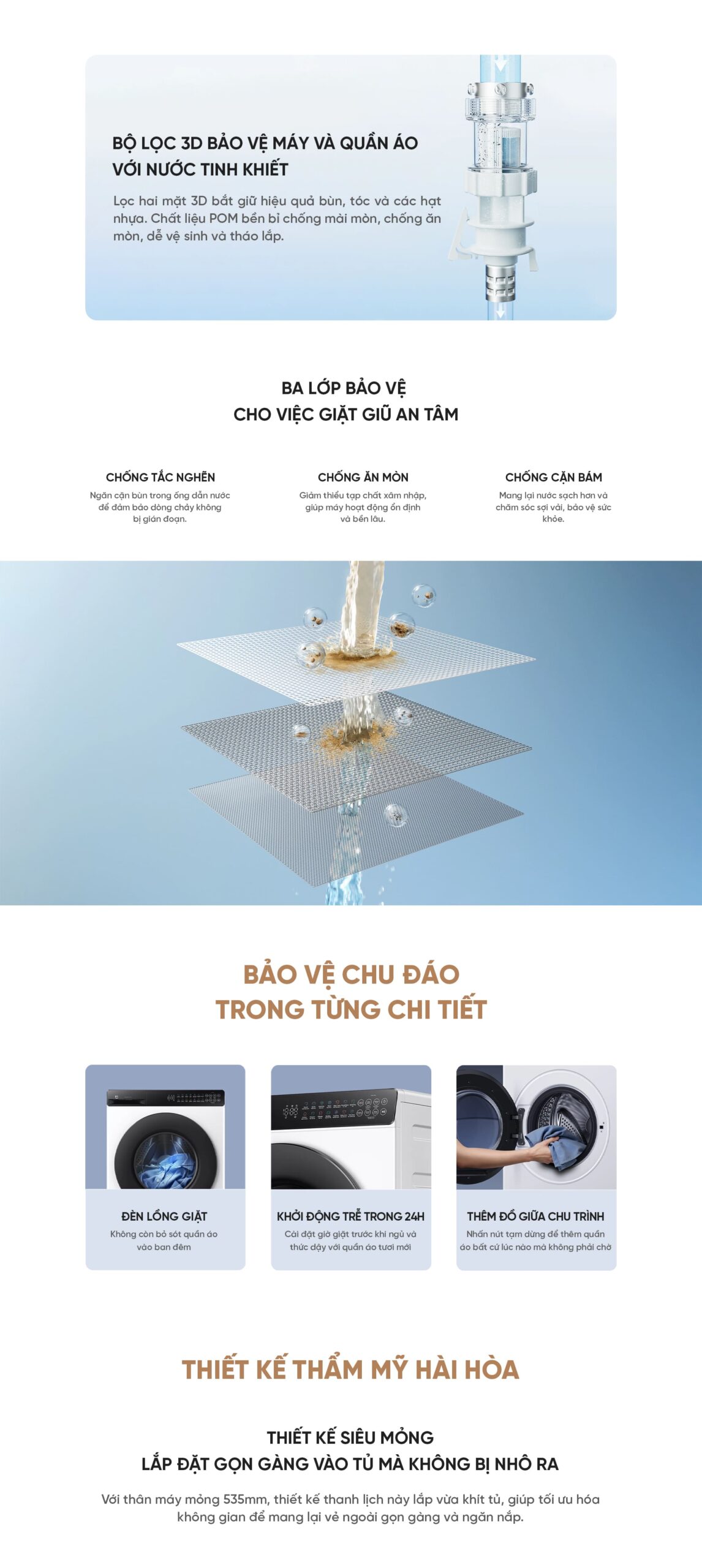 Máy Giặt Xiaomi Mijia Front Load Washer 9kg chỉ giặt