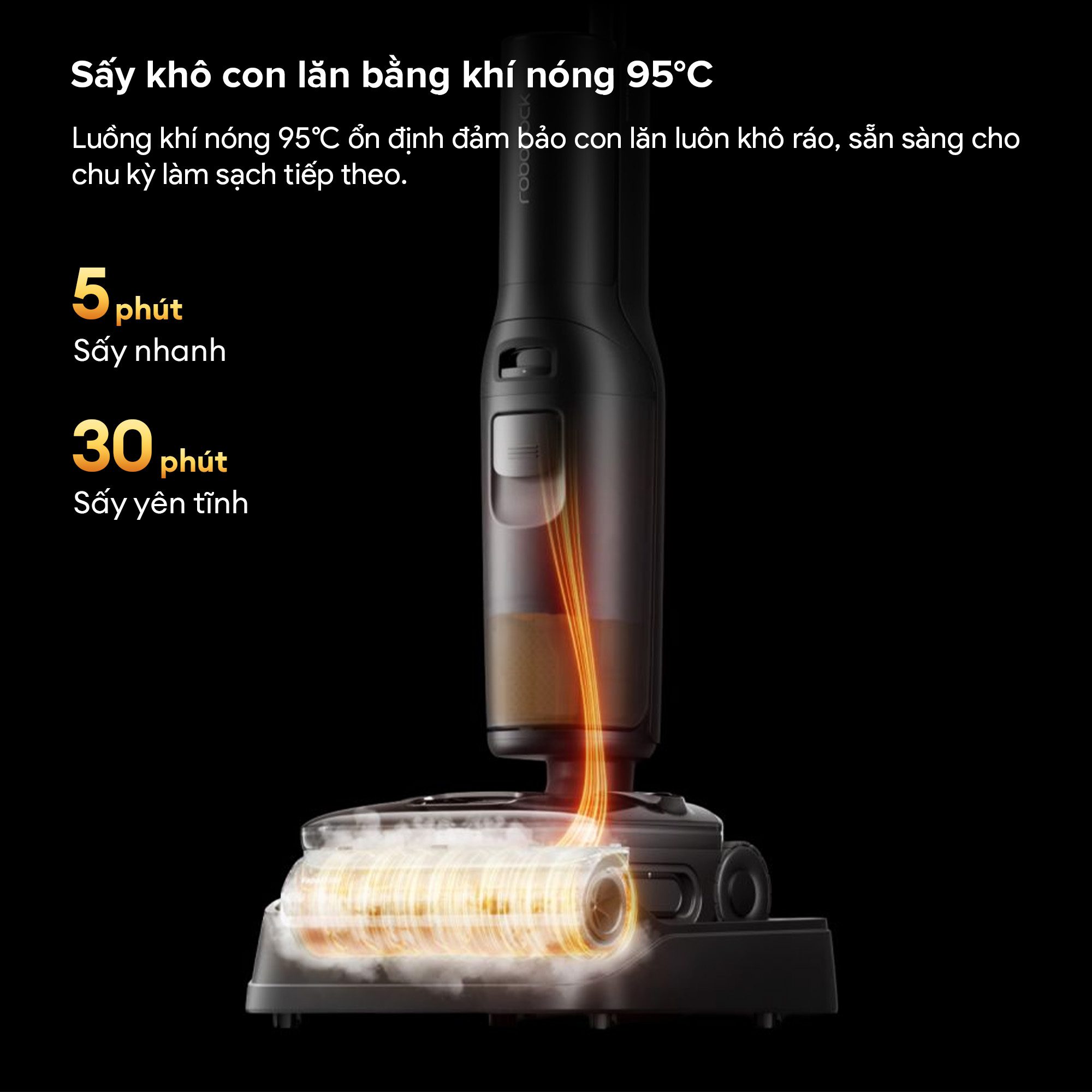 Máy hút bụi lau nhà hơi nước Roborock F25 Steam