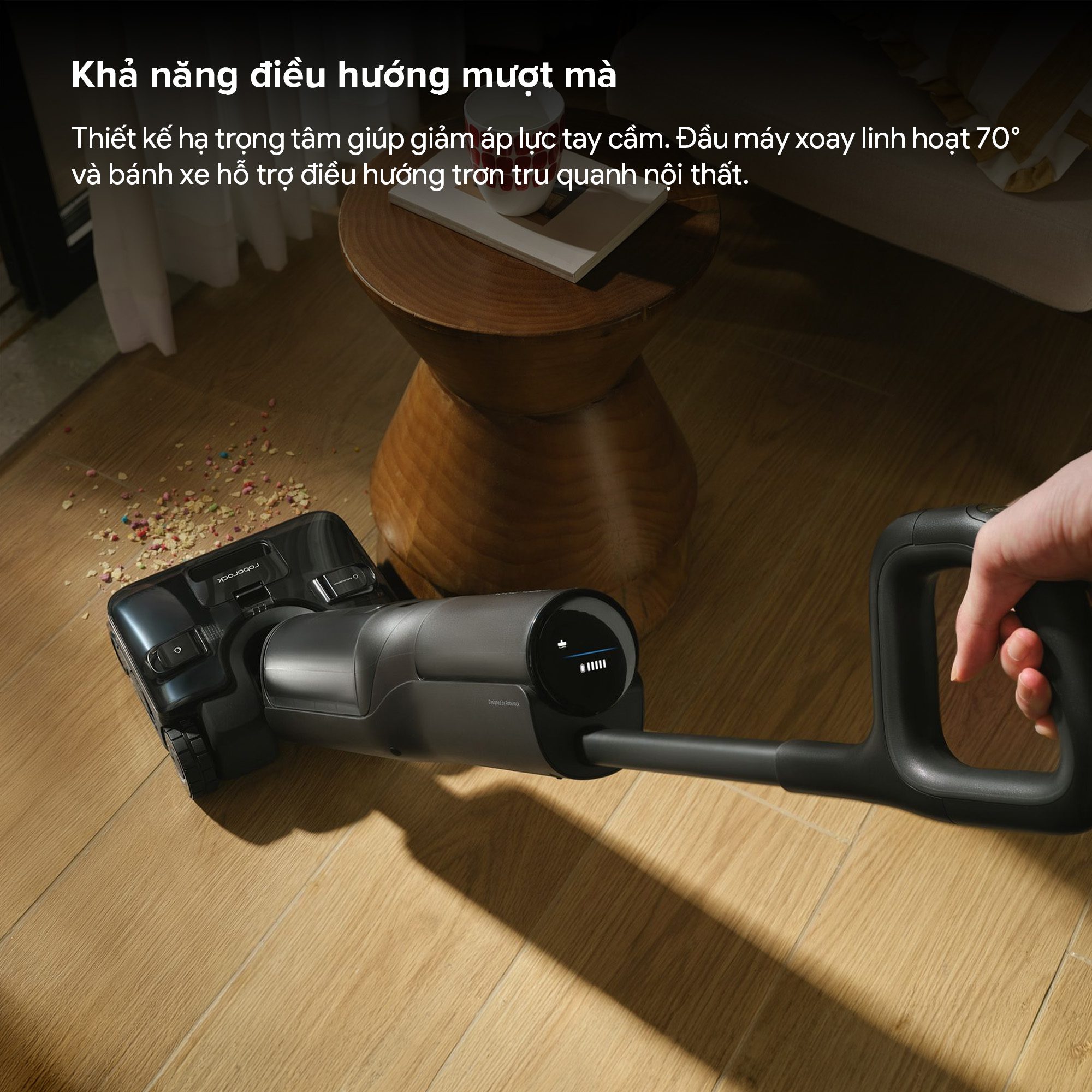 Máy hút bụi lau nhà hơi nước Roborock F25 Steam